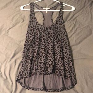 Cheetah print tank top
